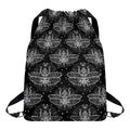 Mantis Spirit Animal Pattern Print Drawstring Backpack