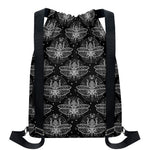 Mantis Spirit Animal Pattern Print Drawstring Backpack