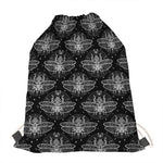 Mantis Spirit Animal Pattern Print Drawstring Bag