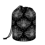 Mantis Spirit Animal Pattern Print Drawstring Makeup Bag