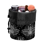 Mantis Spirit Animal Pattern Print Drawstring Makeup Bag