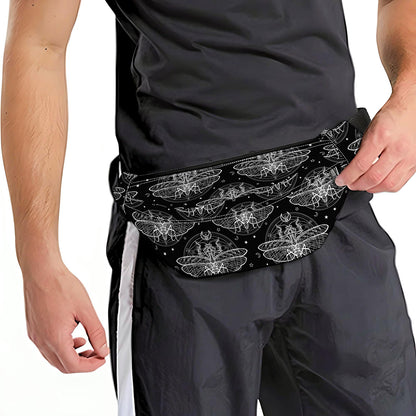 Mantis Spirit Animal Pattern Print Fanny Pack