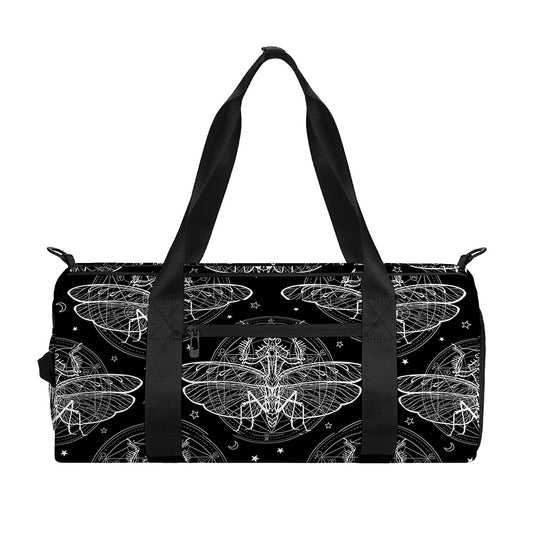 Mantis Spirit Animal Pattern Print Gym Bag