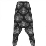 Mantis Spirit Animal Pattern Print Hammer Pants