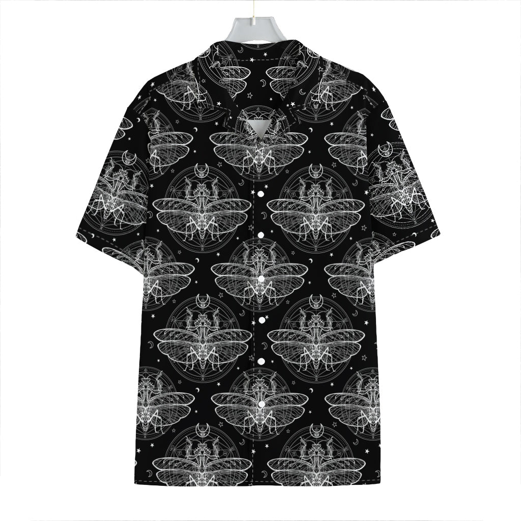 Mantis Spirit Animal Pattern Print Hawaiian Shirt
