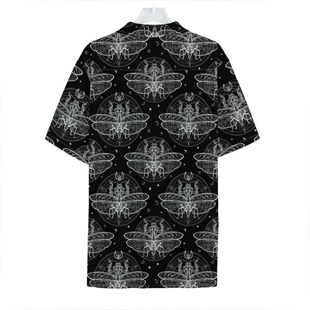 Mantis Spirit Animal Pattern Print Hawaiian Shirt