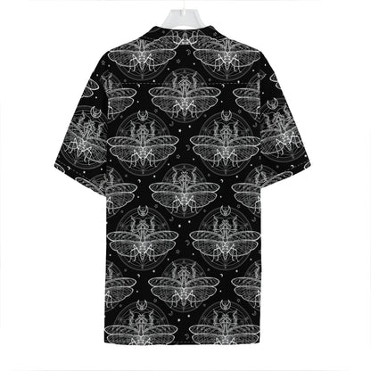 Mantis Spirit Animal Pattern Print Hawaiian Shirt