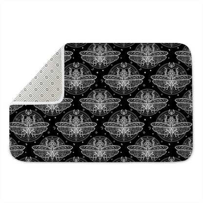 Mantis Spirit Animal Pattern Print Indoor Door Mat