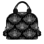 Mantis Spirit Animal Pattern Print Insulated Lunch Bag