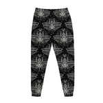 Mantis Spirit Animal Pattern Print Jogger Pants