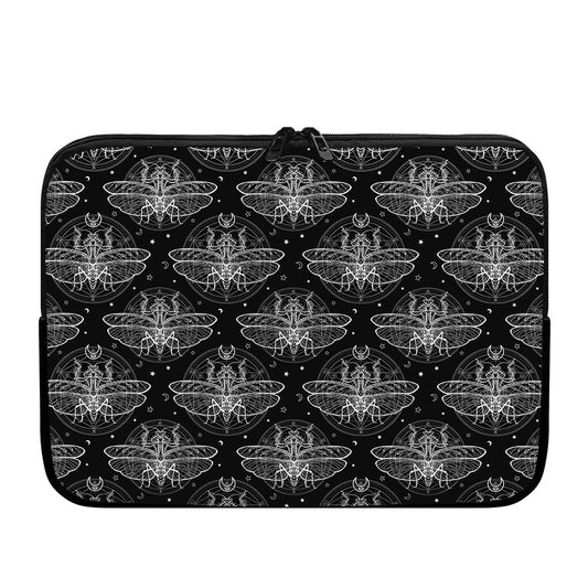 Mantis Spirit Animal Pattern Print Laptop Sleeve