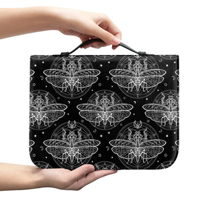 Mantis Spirit Animal Pattern Print Leather Bible Cover