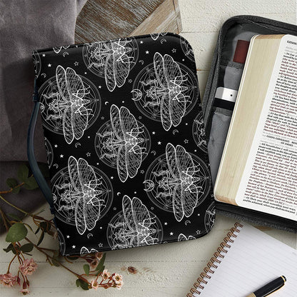 Mantis Spirit Animal Pattern Print Leather Bible Cover