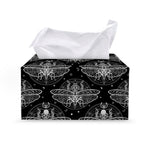 Mantis Spirit Animal Pattern Print Leather Tissue Box Cover