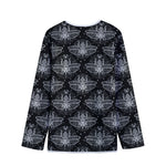 Mantis Spirit Animal Pattern Print Long Sleeve Short Coat
