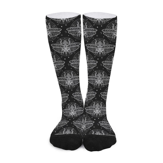 Mantis Spirit Animal Pattern Print Long Socks