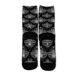 Mantis Spirit Animal Pattern Print Long Socks