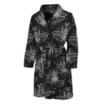 Mantis Spirit Animal Pattern Print Men's Bathrobe