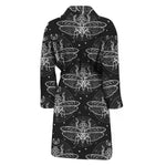 Mantis Spirit Animal Pattern Print Men's Bathrobe