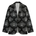 Mantis Spirit Animal Pattern Print Men's Blazer
