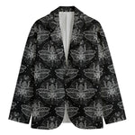 Mantis Spirit Animal Pattern Print Men's Blazer