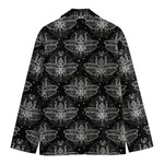 Mantis Spirit Animal Pattern Print Men's Blazer