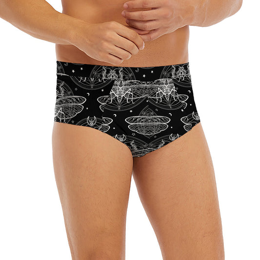 Mantis Spirit Animal Pattern Print Men's Briefs