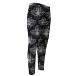 Mantis Spirit Animal Pattern Print Men's Compression Pants