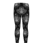 Mantis Spirit Animal Pattern Print Men's leggings
