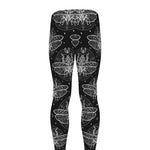 Mantis Spirit Animal Pattern Print Men's leggings