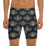 Mantis Spirit Animal Pattern Print Men's Long Boxer Briefs