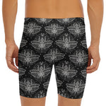 Mantis Spirit Animal Pattern Print Men's Long Boxer Briefs