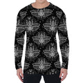 Mantis Spirit Animal Pattern Print Men's Long Sleeve T-Shirt