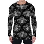 Mantis Spirit Animal Pattern Print Men's Long Sleeve T-Shirt