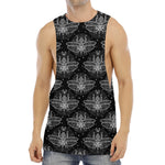 Mantis Spirit Animal Pattern Print Men's Muscle Tank Top