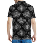 Mantis Spirit Animal Pattern Print Men's Polo Shirt