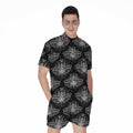 Mantis Spirit Animal Pattern Print Men's Romper