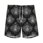 Mantis Spirit Animal Pattern Print Men's Sports Shorts