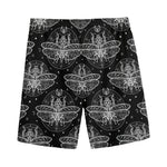 Mantis Spirit Animal Pattern Print Men's Sports Shorts