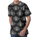 Mantis Spirit Animal Pattern Print Men's Velvet T-Shirt
