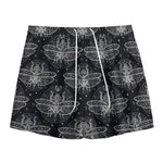 Mantis Spirit Animal Pattern Print Mesh Shorts