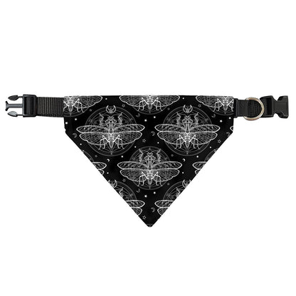 Mantis Spirit Animal Pattern Print Over The Collar Dog Bandana