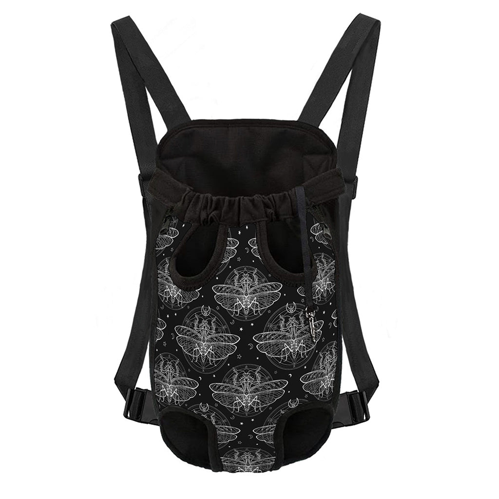 Mantis Spirit Animal Pattern Print Pet Carrier Backpack