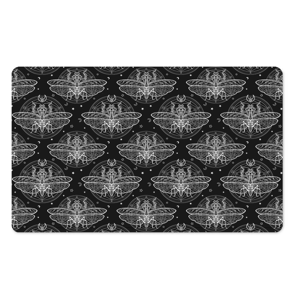 Mantis Spirit Animal Pattern Print Polyester Doormat