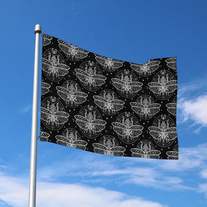 Mantis Spirit Animal Pattern Print Polyester Flag