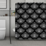 Mantis Spirit Animal Pattern Print Polyester Shower Curtain