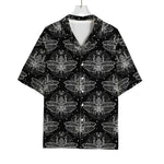 Mantis Spirit Animal Pattern Print Rayon Hawaiian Shirt