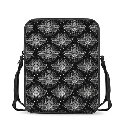 Mantis Spirit Animal Pattern Print Rectangular Crossbody Bag