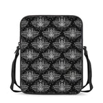 Mantis Spirit Animal Pattern Print Rectangular Crossbody Bag