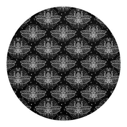 Mantis Spirit Animal Pattern Print Round Blanket